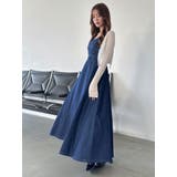 フロントホックデニムジャンスカ | dazzlin | 詳細画像5