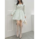 ワンショルバルーンミニワンピース | dazzlin | 詳細画像15 