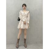 ワンショルバルーンミニワンピース | dazzlin | 詳細画像6 