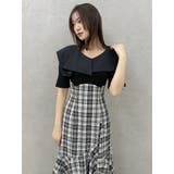 ラッフルマーメイドコンビワンピース | dazzlin | 詳細画像19