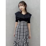 ラッフルマーメイドコンビワンピース | dazzlin | 詳細画像48