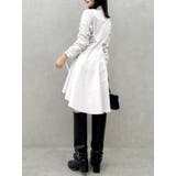 ギャザースリーブイレヘムシャツワンピース | dazzlin | 詳細画像12 