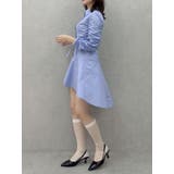 ギャザースリーブイレヘムシャツワンピース | dazzlin | 詳細画像20 