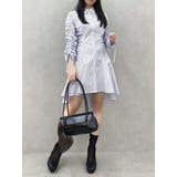 ギャザースリーブイレヘムシャツワンピース | dazzlin | 詳細画像26 