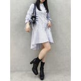 ギャザースリーブイレヘムシャツワンピース | dazzlin | 詳細画像27 