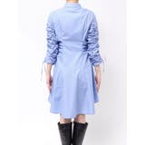 ギャザースリーブイレヘムシャツワンピース | dazzlin | 詳細画像30 