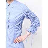 ギャザースリーブイレヘムシャツワンピース | dazzlin | 詳細画像32 