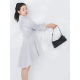 ギャザースリーブイレヘムシャツワンピース | dazzlin | 詳細画像5 