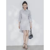 ギャザースリーブイレヘムシャツワンピース | dazzlin | 詳細画像6 