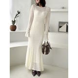 バックリボンレースワンピース | dazzlin | 詳細画像10 