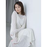 バックリボンレースワンピース | dazzlin | 詳細画像2 