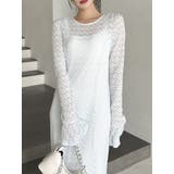 バックリボンレースワンピース | dazzlin | 詳細画像21 