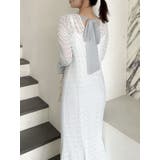 バックリボンレースワンピース | dazzlin | 詳細画像22 