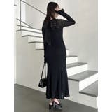 バックリボンレースワンピース | dazzlin | 詳細画像30 