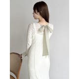 バックリボンレースワンピース | dazzlin | 詳細画像41 