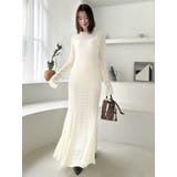 バックリボンレースワンピース | dazzlin | 詳細画像7 