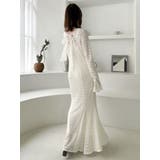 バックリボンレースワンピース | dazzlin | 詳細画像8 