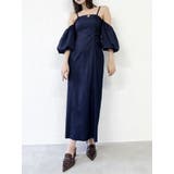 スラックスディテールバルーンワンピース | dazzlin | 詳細画像10 