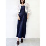 スラックスディテールバルーンワンピース | dazzlin | 詳細画像17 