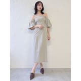 スラックスディテールバルーンワンピース | dazzlin | 詳細画像19 