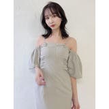 スラックスディテールバルーンワンピース | dazzlin | 詳細画像23 