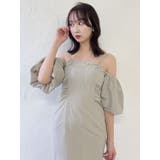 スラックスディテールバルーンワンピース | dazzlin | 詳細画像25 