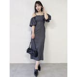 スラックスディテールバルーンワンピース | dazzlin | 詳細画像4 