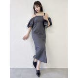 スラックスディテールバルーンワンピース | dazzlin | 詳細画像6 