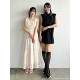 【メロクロコラボ】モチーフパターンティアードワンピース | dazzlin | 詳細画像20
