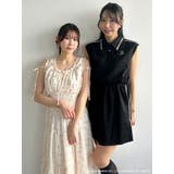 【メロクロコラボ】サイドラインミニワンピース | dazzlin | 詳細画像9