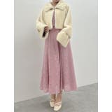 バックリボンパイピングレースドレス | dazzlin | 詳細画像23