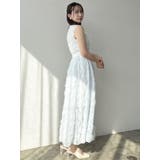 【セットアップ対応】エアリーレースシャーリングワンピース | dazzlin | 詳細画像15