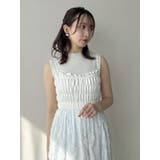 【セットアップ対応】エアリーレースシャーリングワンピース | dazzlin | 詳細画像16