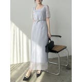 レイヤードシアーフォルムドレス | dazzlin | 詳細画像14 