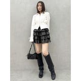 ダブルファスナーギャザーシャツ | dazzlin | 詳細画像11 