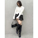 ダブルファスナーギャザーシャツ | dazzlin | 詳細画像12 