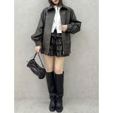 ダブルファスナーギャザーシャツ | dazzlin | 詳細画像15 