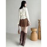 ダブルファスナーギャザーシャツ | dazzlin | 詳細画像24 