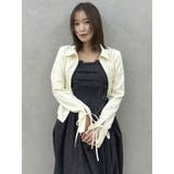 ダブルファスナーギャザーシャツ | dazzlin | 詳細画像26 