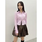 ダブルファスナーギャザーシャツ | dazzlin | 詳細画像29 