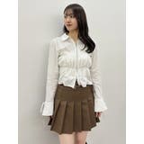 ダブルファスナーギャザーシャツ | dazzlin | 詳細画像39 