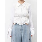 ダブルファスナーギャザーシャツ | dazzlin | 詳細画像44 