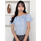 2WAYバルーンスリーブギャザーブラウス | dazzlin | 詳細画像17 