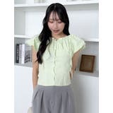 2WAYバルーンスリーブギャザーブラウス | dazzlin | 詳細画像31 