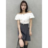 2WAYバルーンスリーブギャザーブラウス | dazzlin | 詳細画像34 