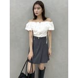 2WAYバルーンスリーブギャザーブラウス | dazzlin | 詳細画像35 