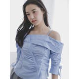 アシメギャザーブラウス | dazzlin | 詳細画像12 