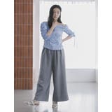 アシメギャザーブラウス | dazzlin | 詳細画像13 