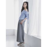 アシメギャザーブラウス | dazzlin | 詳細画像14 