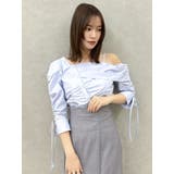 アシメギャザーブラウス | dazzlin | 詳細画像25 